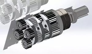 Planetary gearbox structure